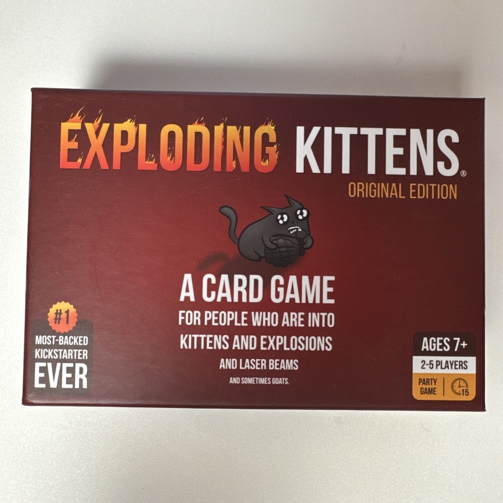 EXPLODING KITTENS Card Game - Original Edition - Family Game